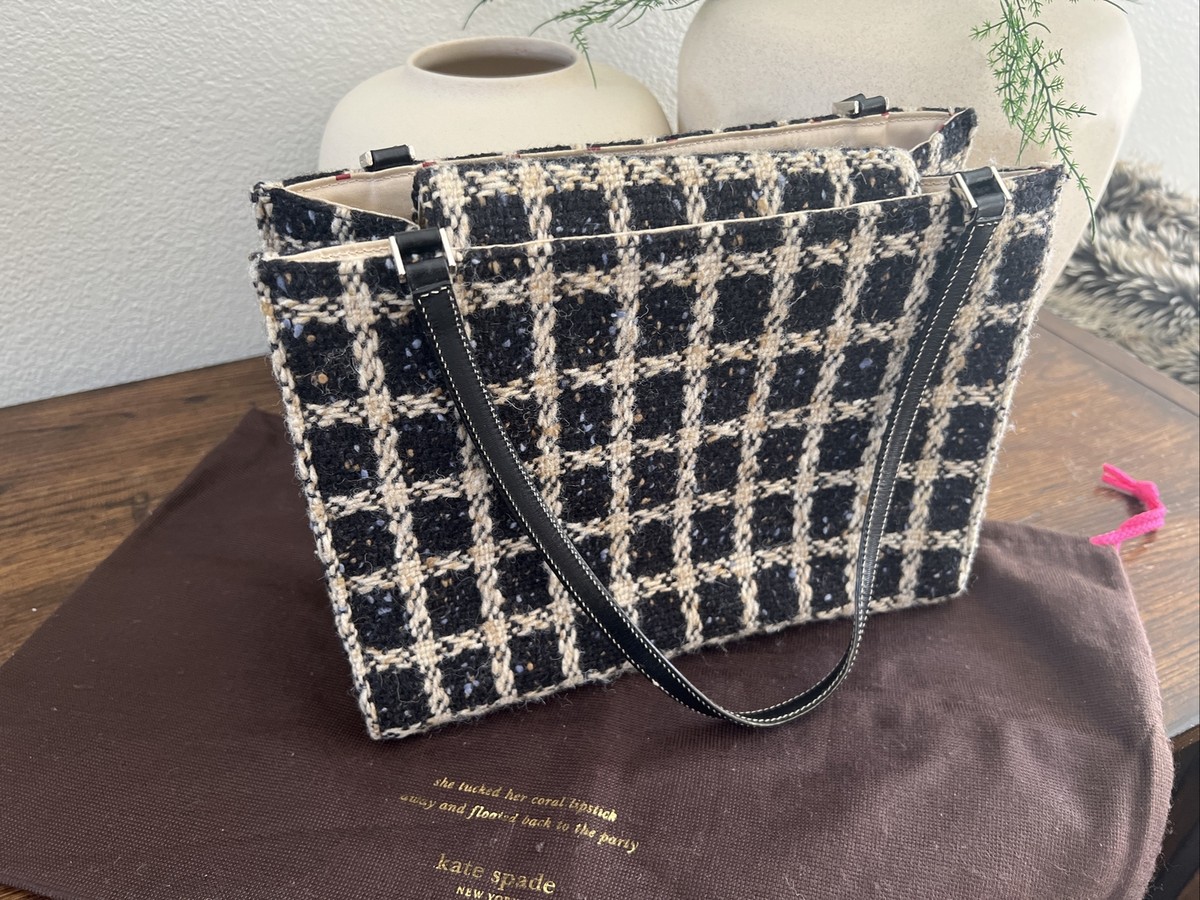 kate spade black and brown purse
