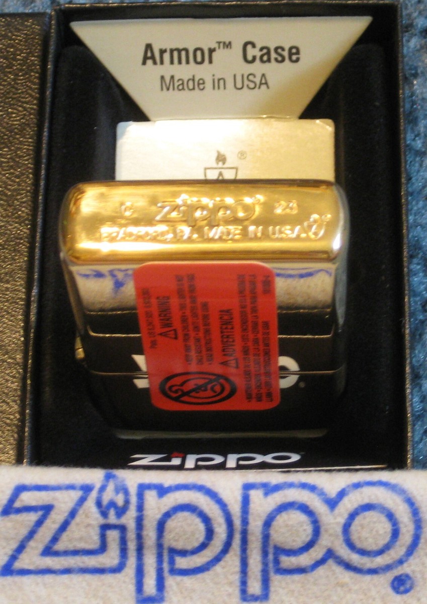 ZIPPO LUCKY CAT DESIGN Lighter ARMOR 49802 RED JEWEL Brass