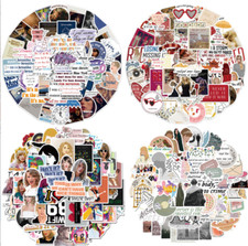 50PCs Stickers Albumn Folklore Vinyl Laptop Luggage Decal