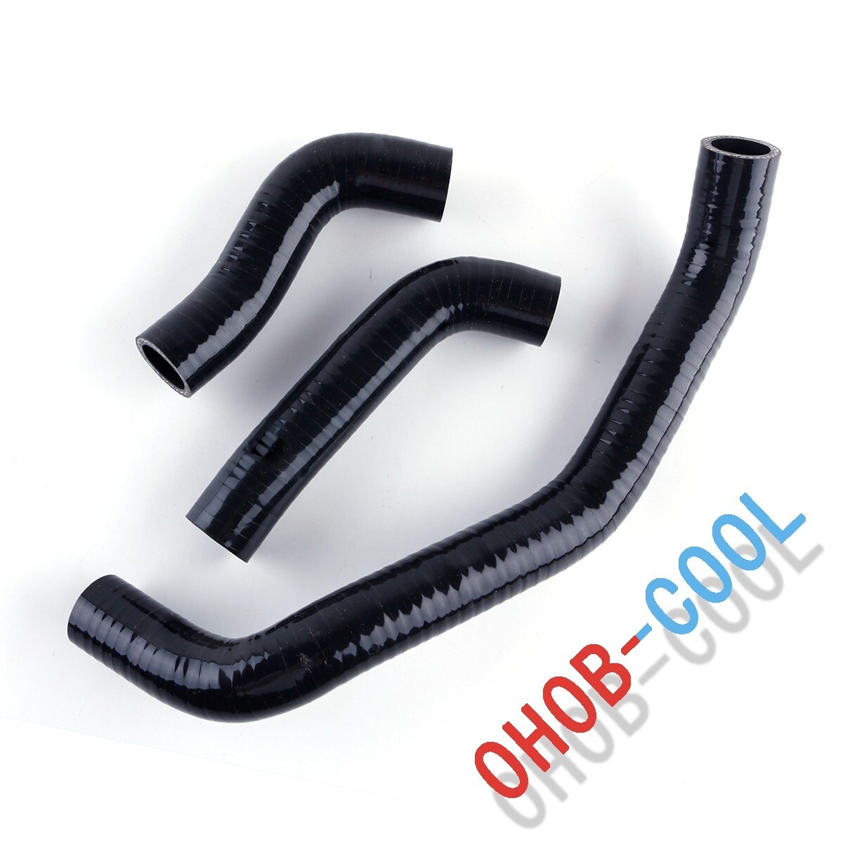 メル For 93-05 Kawasaki ZX-11 ZZR1200 ZX-12C Silicone Radiator Coolant