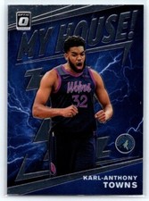 2019-20 Panini Donruss Optic - My House #2 Karl-Anthony Towns Timberwolves