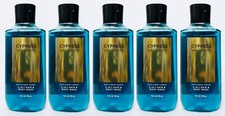 5 Bath  Body Works CYPRESS FOR MEN 2-in-1 Hair Body Wash Shower Gel 10 oz