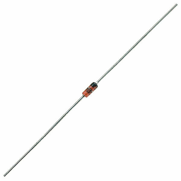 Produktbild von 10x BZX85C20 Zenerdiode – 20 V, 1,3 W, DO41, 10 µA Leckstrom – CDIL – Ammo Pack Für THT-Montage
