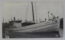 Steamship Steamer LOIS HANDY real photo postcard RPPC