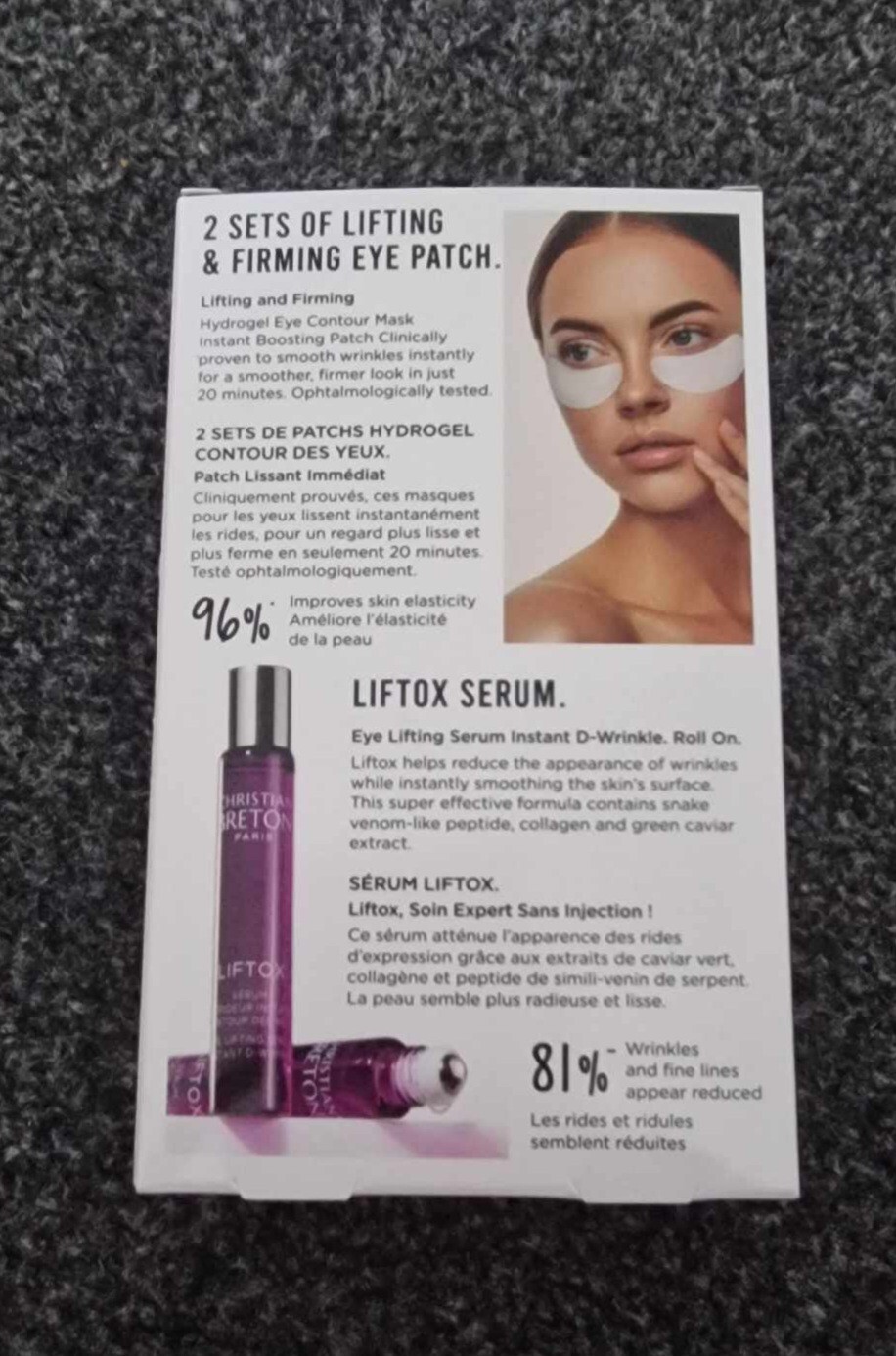 CHRISTIAN BRETON PERFECT EYE LIFT 2 Sets of Lifting Eye Patch