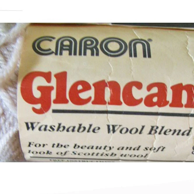 1 madeja Caron Glencannon hilo mezcla lana lavable hilo 4 capas perla beige 3 OZ Foto 3 de 4