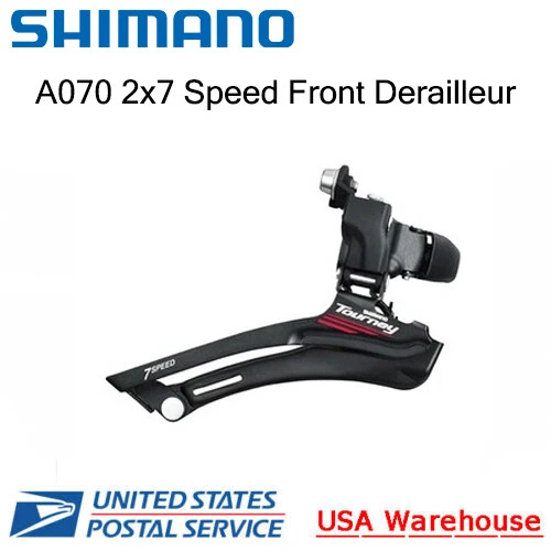 Shimano Tourney A070 2x7 Speed 3PCS Groupset Front Rear Derailleur Shift Brake  - Image 2 of 4