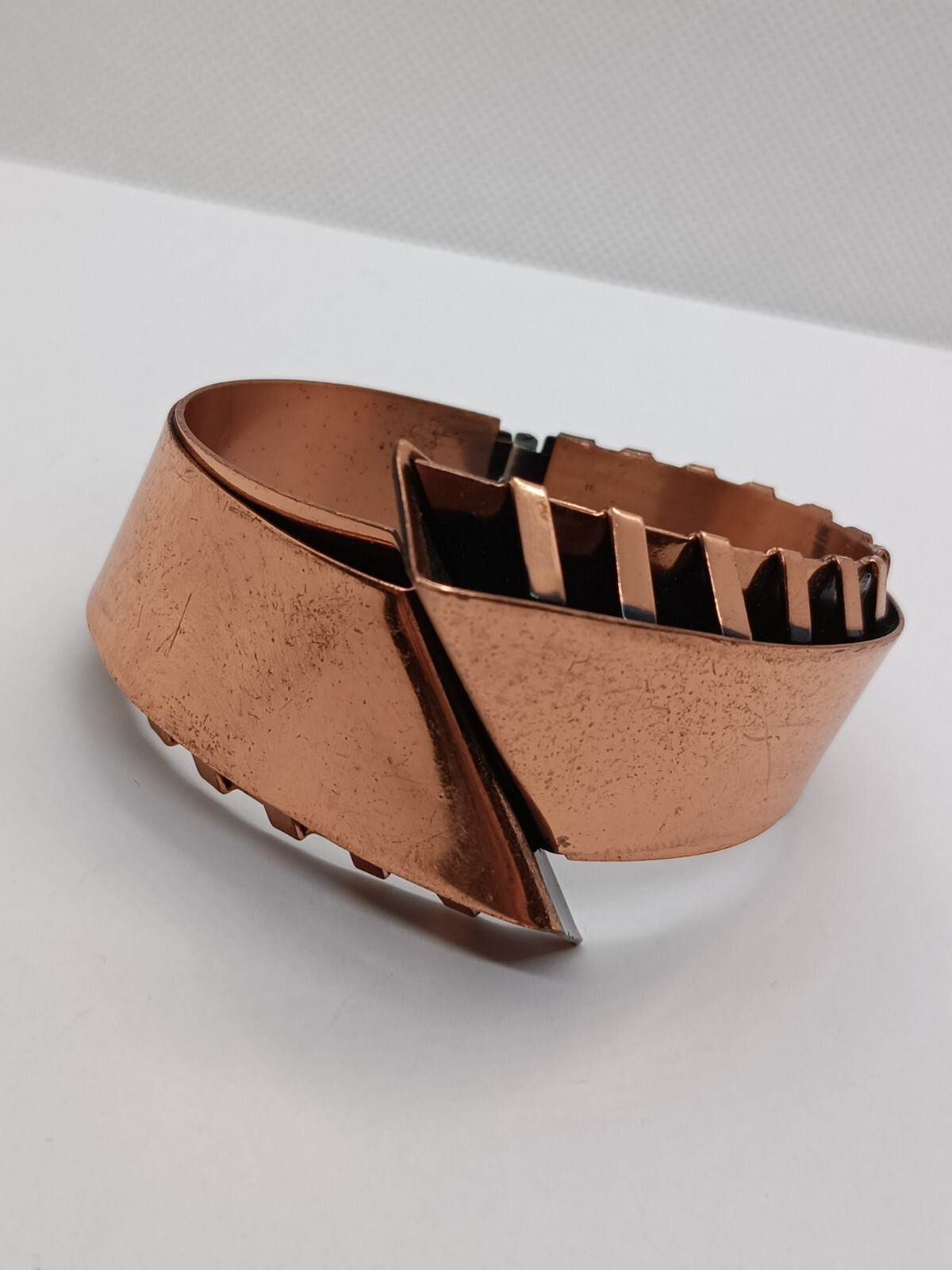 Copper Hinged Bangle - image 1