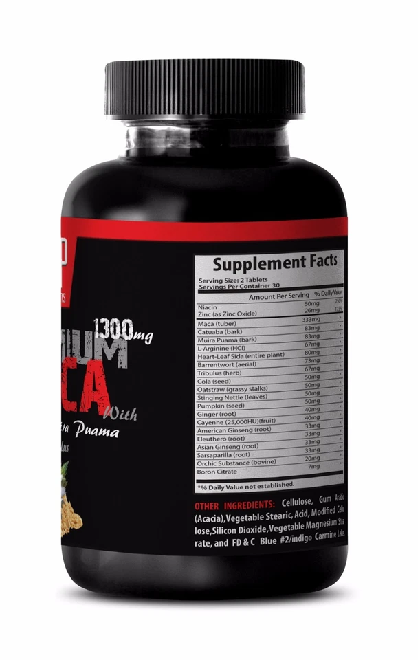 Energy booster and fat burner - MACA PLUS 1300MG 3B - maca delay spray - Image 4 of 4