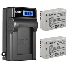 Kastar 2x Battery Charger for Canon NB-7L NB7L Powershot G12 G11 G10IS SX30 IS