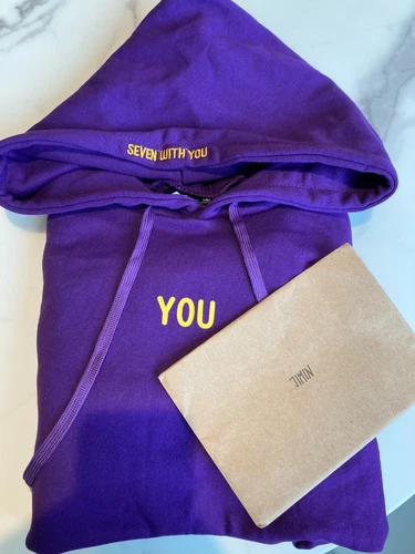 BTS Jimin Designed "Seven With You" Purple Hoodie, Unisex, Brand New/Kpop Gift