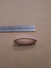 2" Natural Economy Leather Belt Keepers / Loops (Pack Of 10)