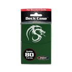 Green BCW Gaming Deck Case - Holds 80 Sleeved Gaming cards - Card Protector — photo 3