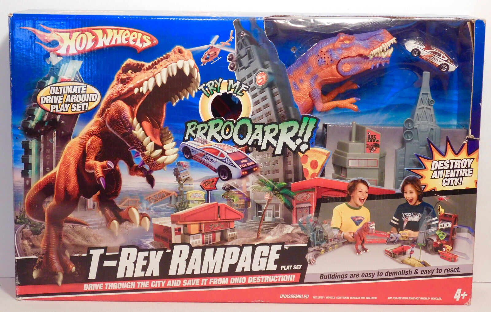 Hot Wheels T.Rex Rampage Track Set