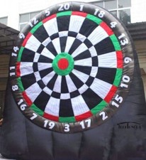 Inflatable Soccer Darts Board 10ft/3m Inflatable Giant Dartboard with 6 PCS Infl