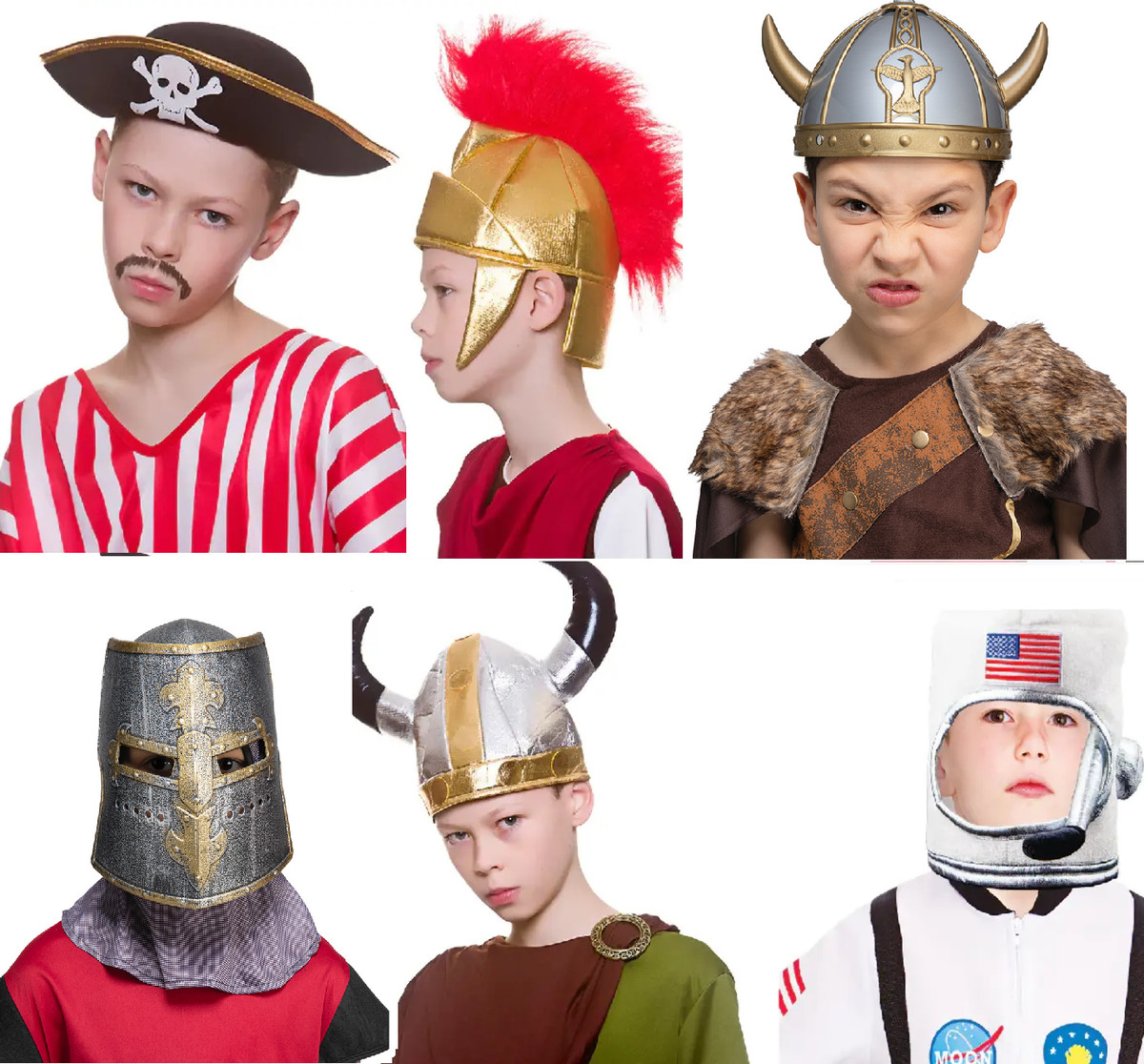 Niños Sombrero Infantil Libro Día Profesiones de Disfraz Romano Viking Accesorio