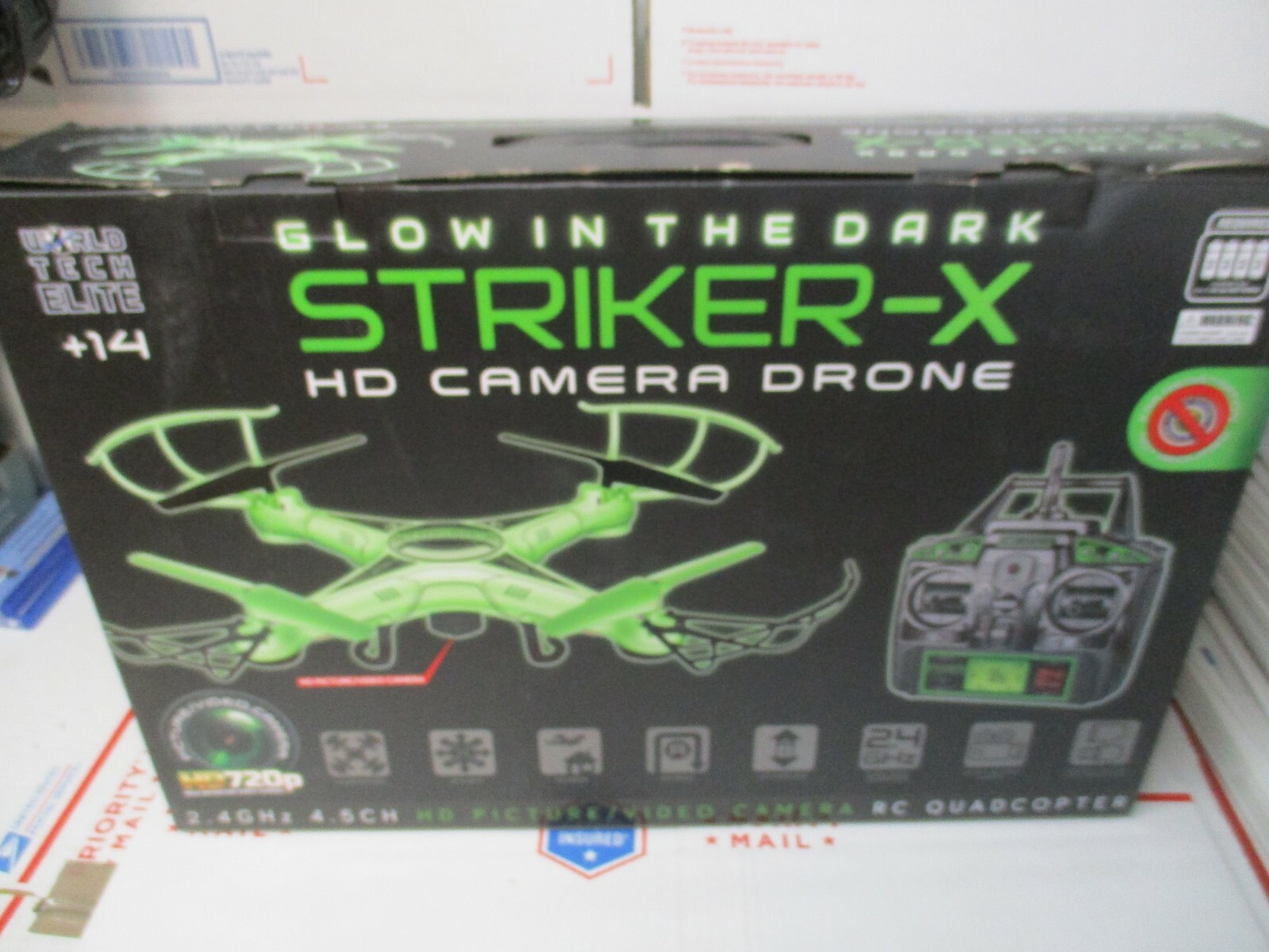 glow in the dark striker camera drone review