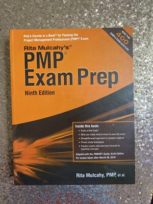 PMP Exam Prep by Rita Mulcahy (2018, 9th Edition)
