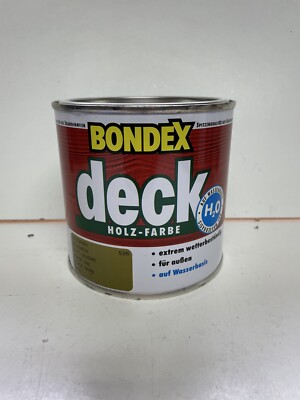 (9,20 /L) Bondex Deck Holz-Farbe Farbton Salzgrün Inhalt 0,75 L