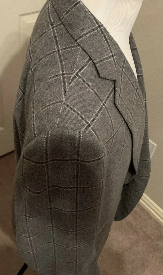  Abrigo deportivo Cesare Attolini lana/angora hecho a mano en ITALIA EE. UU. 46R UE 58 Foto 2 de 4