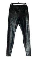 Akira Black Faux Leather Leggings Size Medium.
