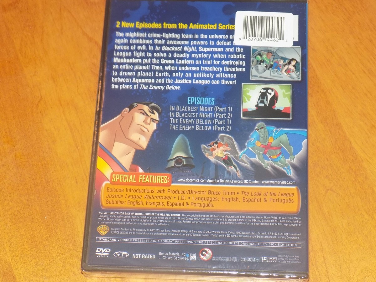 JUSTICE LEAGUE JUSTICE ON TRIAL DC Comics Animated Superhero TV