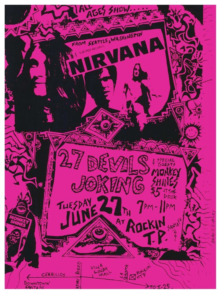 NIRVANA ポスター　Vintage　ヴィンテージ 　poster ヴィンテージ Nirvana 
