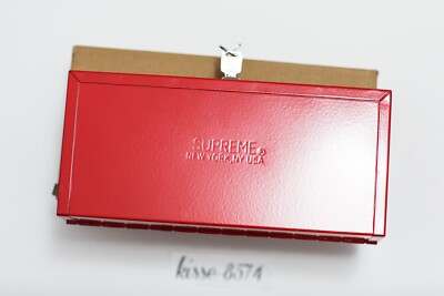 Supreme Red Metal Lock Box FW11 Rare | eBay