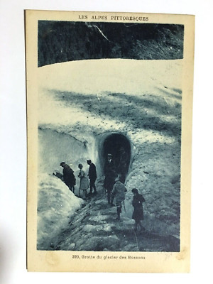 CPA GROTTE du Glacier des Bossons (74) Chamonix - 220 Die malerischen Alpen