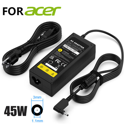 45W AC Adapter For Acer ADP-45FE F ADP-45HE D Laptop Charger Power Supply Cord