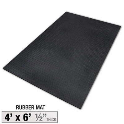#ad #ad 4#x27; x 6#x27; Rubber Flooring 1 2quot; Thick $89.99