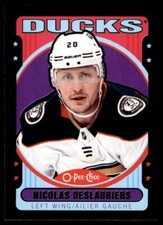 2021-22 O-PEE-CHEE RETRO BLACK BORDER NICOLAS DESLAURIERS 041/100 ANAHEIM DUCKS