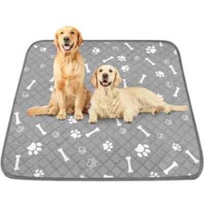 Washable Pee Pads for Dogs, 72 x 72 Extra Large Reusable Puppy Pads with Supe...