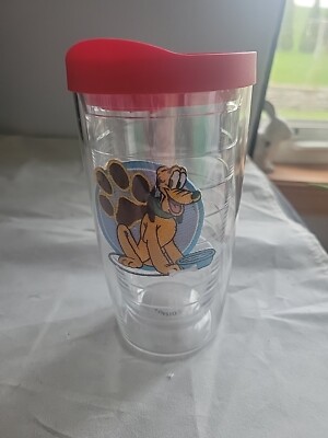 DISNEY TERVIS PLUTO TUMBLER ~16 OZ ~ DRINKABLE LID 