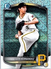2025 Bowman Draft #BDC-25 Seth Hernandez Chrome Mojo Refractor