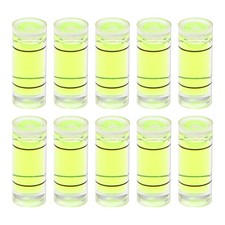 10pcs Small Cylindrical Bubble Level Vials 6x15mm Levels Measuring Tools