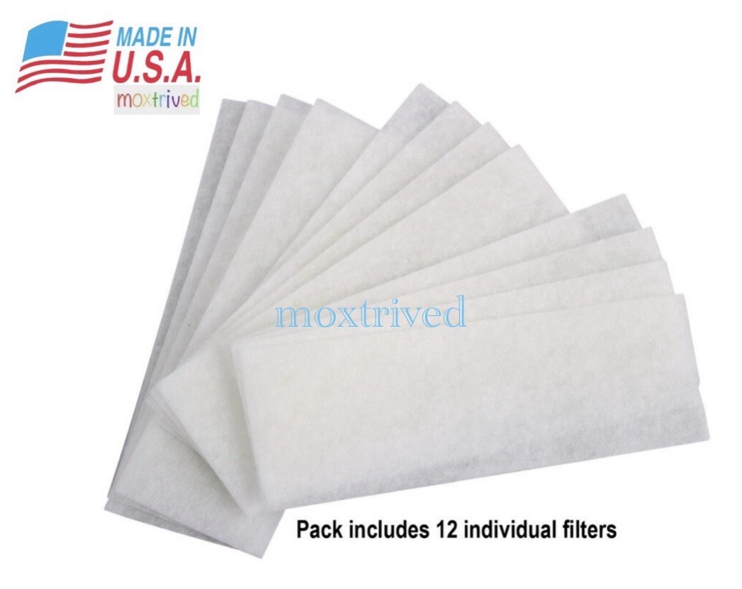 12 Vent Air Filters Pad Electrostatic Register Floor Ceiling Reduce Dust Debris