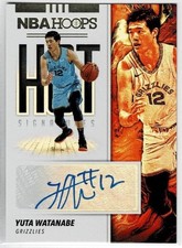 NBA Yuta Watanabe 19-20 Panini NBA Hoops Autographed Card