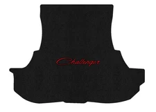 Lloyd Ultimat Trunk Mat for '17-22 Dodge Challenger w/Red on Black Challenger