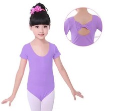 Girls Lavender Purple One Piece Leotard Dance Ballet Gymnastics Bodysuit 120cm 6