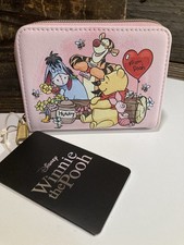 NWT Loungefly Disney Winnie The Pooh Valentine's Day Mini Zipper Wallet
