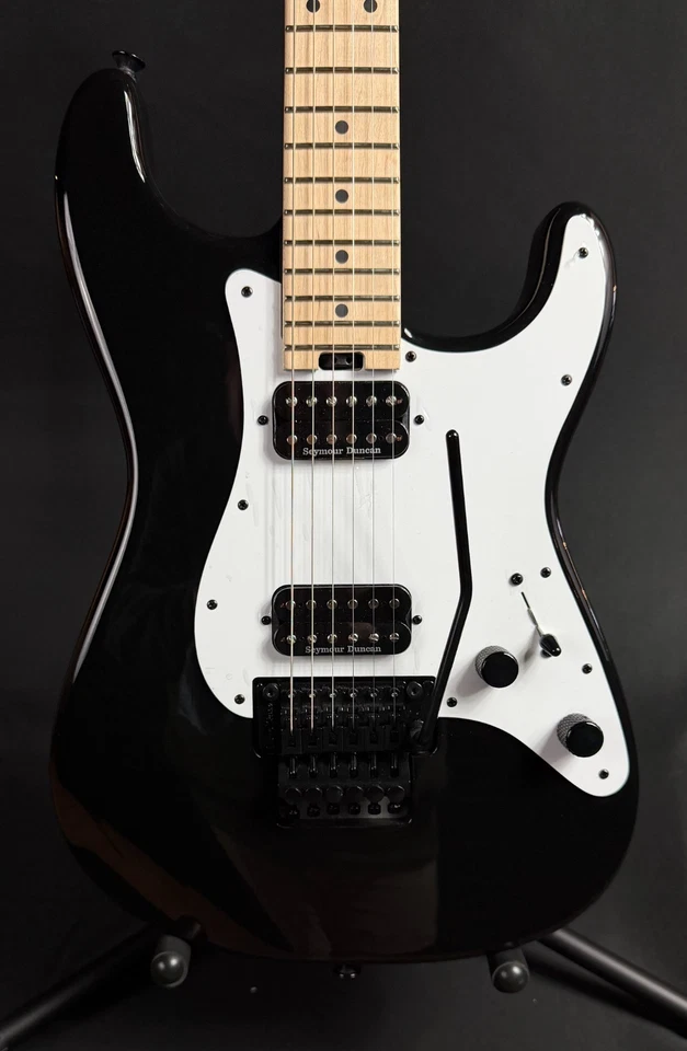 Charvel Pro-Mod So-Cal Style 1 HH FR M 电吉他光泽黑色饰面 — 第 2/4 张图片