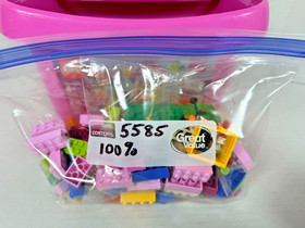 LEGO (5585) Pink Brick Box: 2 Complete Sets, Some Sealed Bags Manual (-1 piece)