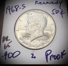 1968-S Kennedy Half Dollar Direct From Proof Set- 40% Silver!