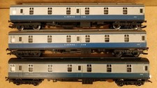 3x Hornby BR Mk1 InterCity Sleeper Coaches - 00 Gauge.