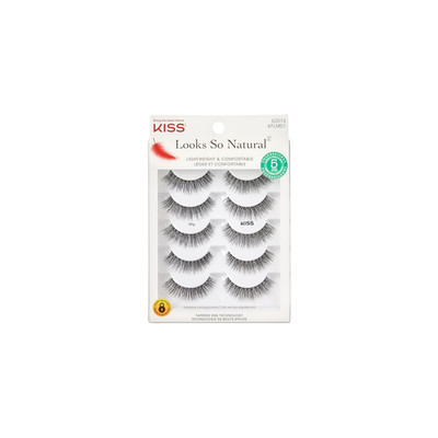 Looks so Natural, False Eyelashes, 'Shy', 12Mm, Includes 5 Pairs of Lashes, Easy