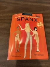 Spanx by Sara Blakely Super Footless Shaper Size G Black Tummy Control NEW