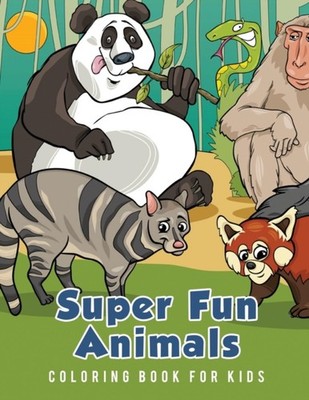 Scholar - Super Fun Animals Coloring Book for Kids - New paperback or  - X555z