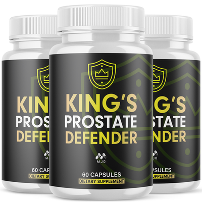 #ad 3 Pack King#x27;s Prostate Defender Advanced Prostate Health Support 180 Capsules $39.95