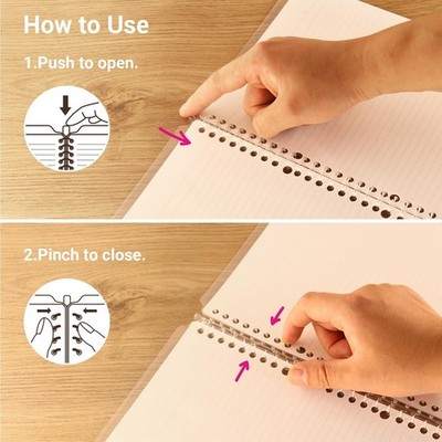 20 Pieces Of Kokuyo S & T Clear Book Kawakami (captive) A4 - View #9